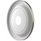 Ekena Millwork PVC Medallion (Canopies up to 9 1/2"), 16"OD x 3 1/2"ID x 1 3/8"P, Metallic Weathered Steel CMP16TRDST - alternate 3